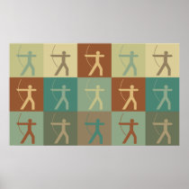 Archery Pop Art Print