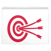 Archery target arrows