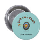 Archery Target Bullseye Button