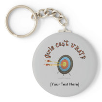 Archery Target Bullseye keychains