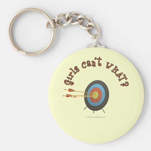 Archery Target Bullseye Keychains