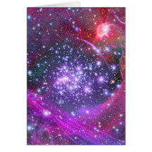 Arches Cluster the Densest Milky Way Star Cluster Greeting Card