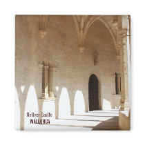 Arches in Bellver Castle Magnets