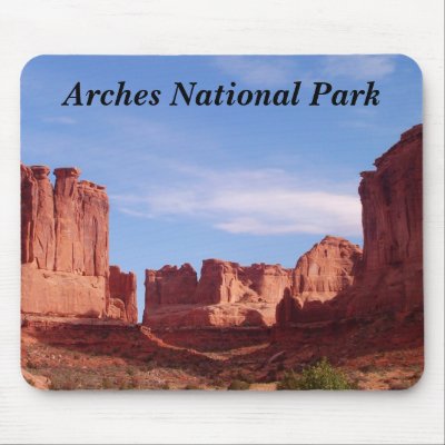 Arches National Park Mouse Pad by amytakacs