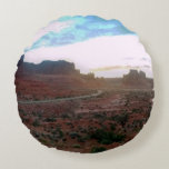 Arches National Park Viewpoint Round Pillow