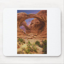 Arches NP with Hikers UT Mouse Pads