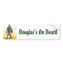Archie3, Douglas's On Board bumper stickers by Clan_Douglas Archie3, Douglas's On Board bumper stickers