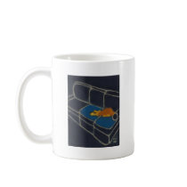 Archie in Blue Mug