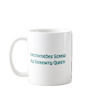 Archimedes Screw Mug by Serenity_Questi