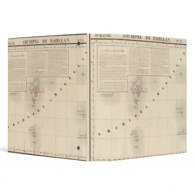 Archipel de Magellan Oceanie no 1 3 Ring Binder by davidrumsey
