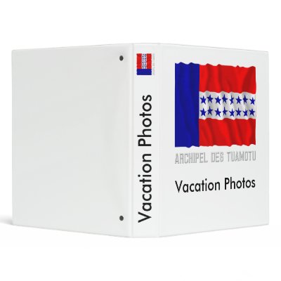 Archipel des Tuamotu waving flag with name Binder by Vexillophile