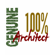 Architect 100% Genuine t-shirts by professiongifts Architect 100% Genuine t-shirts