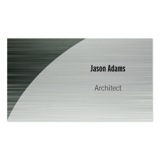 Architect Business Card (front side)