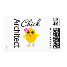 Architect Chick Postage Stamp