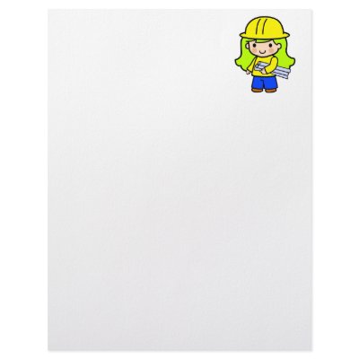 Architect Girl 2 Letterhead Design by OccupationStation
