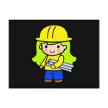 Architect Girl 2 Post Card