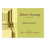 Architect ~ Gothic Architecture Design Business Card Template