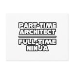 Architect...Ninja Postcards