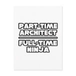 Architect...Ninja Postcard