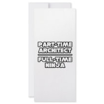 Architect...Ninja rack cards by Architect_Shirts Architect...Ninja rack cards