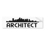Architect Skyline design! Bumper Stickers