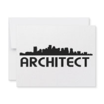 Architect Skyline design! invitations by angeria Architect Skyline design! invitations
