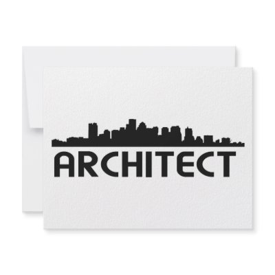 Architect Skyline design! Custom Invites by angeria