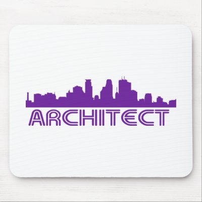 Architect Skyline design! Mouse Pads by angeria