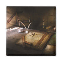 Architect - The drafting table Fridge Magnets