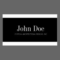 Architect W/W business cards