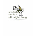 Architects can do it all night long t-shirts