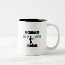 architects do it with models mug