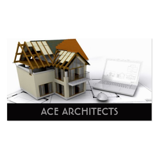 Architects or Construction Business Card (front side)