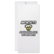 Architects...Regular People, Only Smarter Rack Card Design