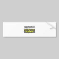 Architects...Smarter Bumper Sticker