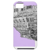 Architectture in lilac iPhone 5 cases