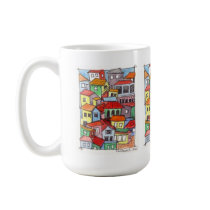 Architectural design coffee cup mugs