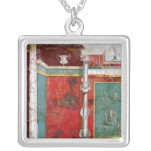 Architectural detail with a landscape jewelry