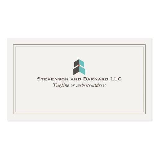 Architectural Growth Arrow Professional Logo Business Card Templates (front side)