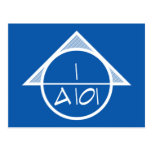 Architectural Reference Symbol Postcard (light)