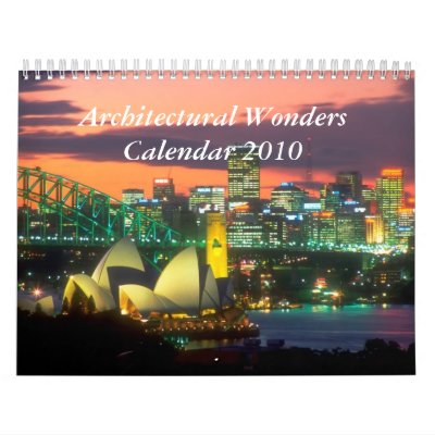 Architectural sights of the world calendar 2010 by adamthechef