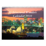 Architectural sights of the world calendar 2010