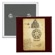 Architectural Sketch by Leonardo da Vinci Pins