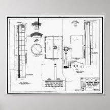 Architectural: U.S. Naval Air Station Print
