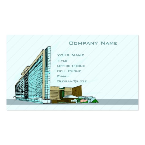 Architecture Business Card (front side)