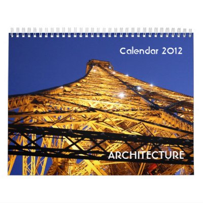 Architecture Calendar 2012 by nuevodesigns