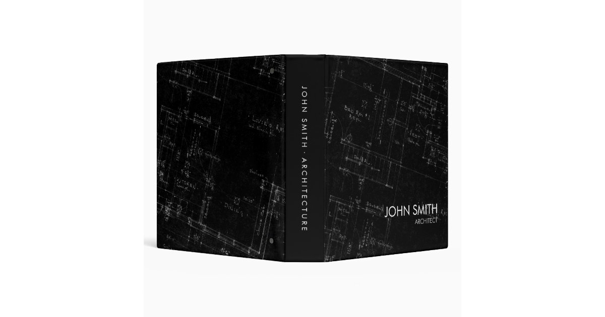 Architecture Floor Plans binder Zazzle