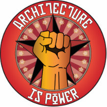 Architecture Is Power photo sculptures