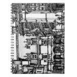 architecture pen drawing spiral notebooks