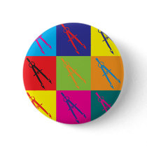 Architecture Pop Art buttons